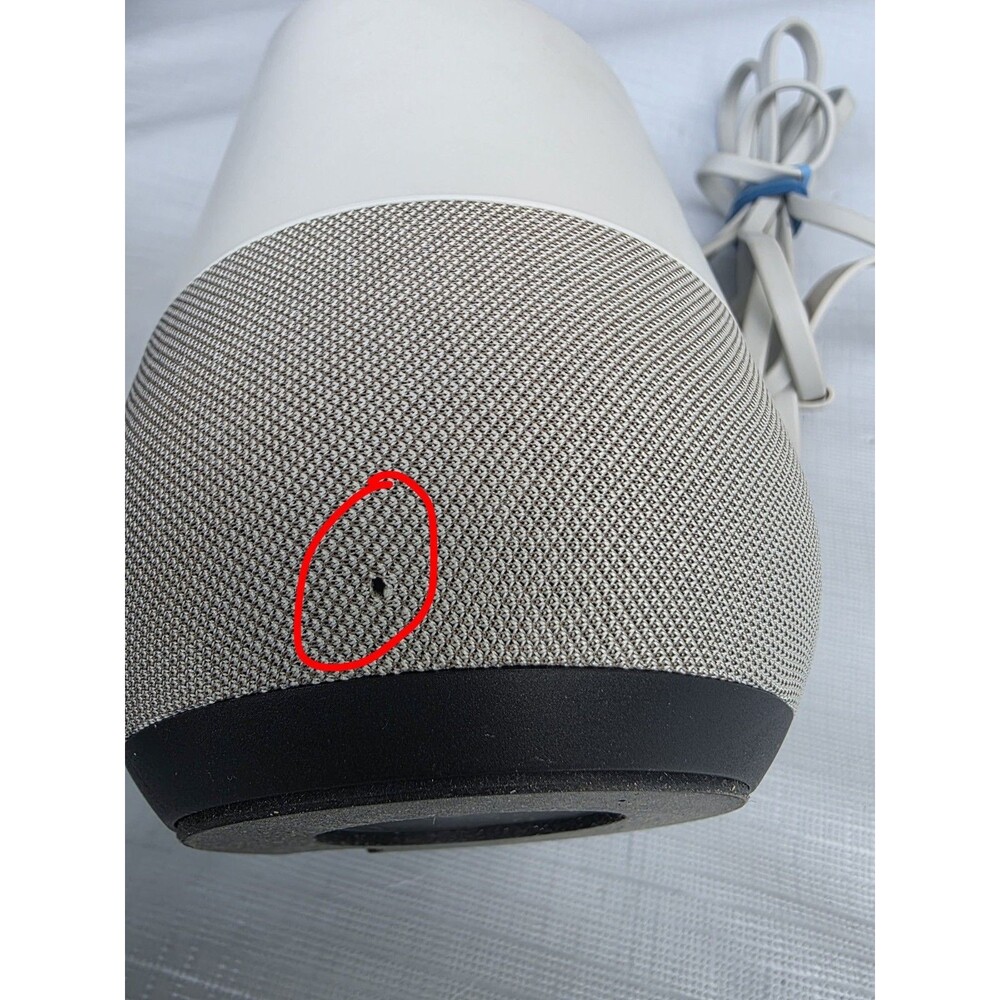 Google Home Smart Assistant SPEAKER VOICE Google ASSIST White Slate - Picture 8 of 8